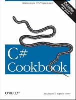 C♯ cookbook /