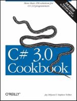 C♯ 3.0 cookbook /