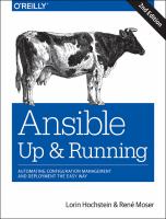 Ansible : up and running : automating configuration management and deployment the easy way /