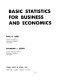 Basic statistics for business and economics