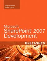 Microsoft SharePoint 2007 development unleashed /