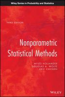 Nonparametric statistical methods.