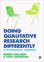 Doing qualitative research differently : a psychosocial approach /