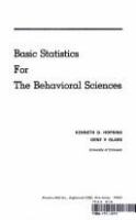 Basic statistics for the behavioral sciences /