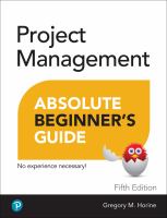 Project management absolute beginner's guide /