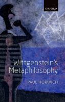Wittgenstein's metaphilosophy /