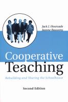 Cooperative teaching : rebuilding and sharing the schoolhouse /