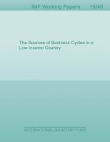 The sources of business cycles in a low income country /