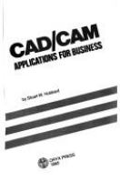CAD/CAM : applications for business /