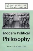 Modern political philosophy