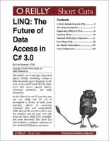 LINQ, the future of data access in C♯ 3.0 /
