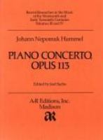 Piano concerto, op.113 /
