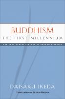 Buddhism, the first millennium /