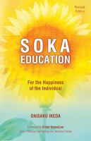 Soka education : for the happiness of the individual /