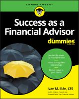 Success as a financial advisor for dummies /