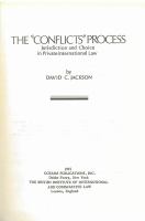 The "conflicts" process : jurisdiction and choice in private international law /