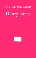 The Complete Letters of Henry James, 1878-1880 /