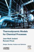 Thermodynamic models for chemical engineering /