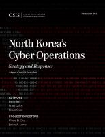 North Korea's cyber operations : strategy and responses /