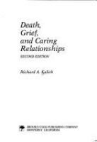 Death, grief, and caring relationships /
