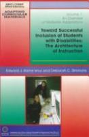 Toward successful inclusion of students with disabilities : the architecture of instruction /