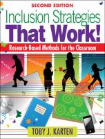 Inclusion strategies that work! : research-based methods for the classroom /