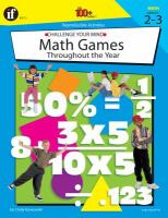 Math games : challenge your mind throughout the year /