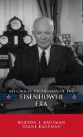 Historical dictionary of the Eisenhower era /