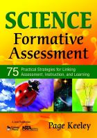 Science formative assessment : 75 practical strategies for linking assessment, instruction, and learning /