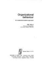 Organizational behaviour; an existential-systems approach.