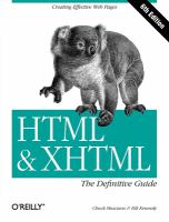 HTML & XHTML : the definitive guide /