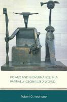 Power and governance in a partially globalized world /