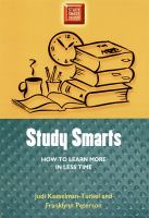 Study Smarts How to Learn More in Less Time /