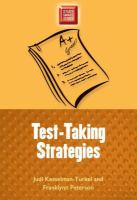 Test-taking strategies /