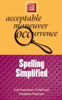 Spelling Simplified