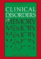Clinical disorders of memory /