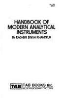 Handbook of modern analytical instruments /