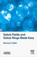 Galois fields and Galois rings made easy /