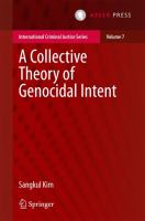 A collective theory of genocidal intent /