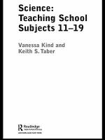 Science : teaching school subjects 11-19 /
