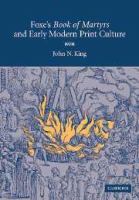 Foxe's Book of martyrs and early modern print culture /
