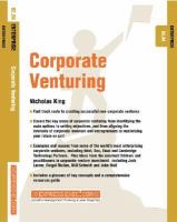 Corporate venturing