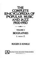 The complete encyclopedia of popular music and jazz, 1900-1950