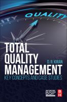Total quality management : key concepts and case studies /