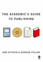 The academic's guide to publishing /