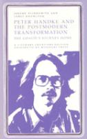 Peter Handke and the postmodern transformation : the goalie's journey home /
