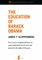 The Education of Barack Obama From "Reading Obama" /