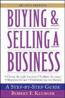 Buying & selling a business a step-by-step guide /