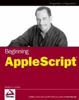 Beginning Applescript /