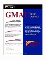 Nova's GMAT prep course /